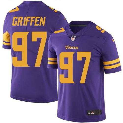 Nike Men & Women & Youth Vikings 97 Everson Griffen Purple Color Rush Limited Jersey,We sell and wholesale Nike Men & Women & Youth Vikings 97 Everson Griffen Purple Color Rush Limited Jersey on line form chian!